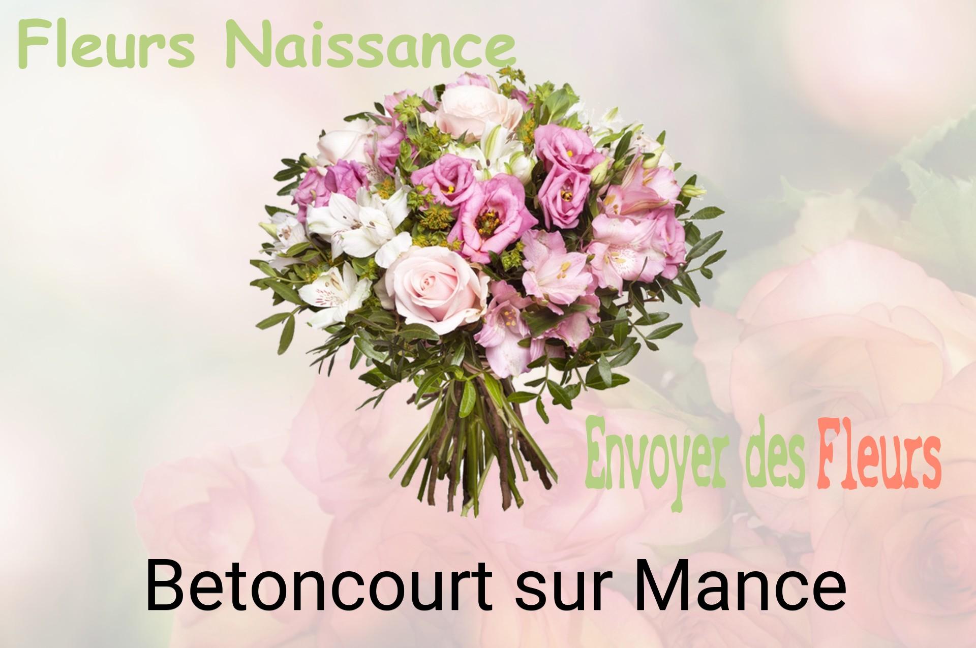 Bouquet de fleurs de naissance livré à Betoncourt-sur-Mance